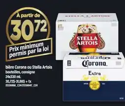 Maxi BIÈRE CORONA OU STELLA ARTOIS offer