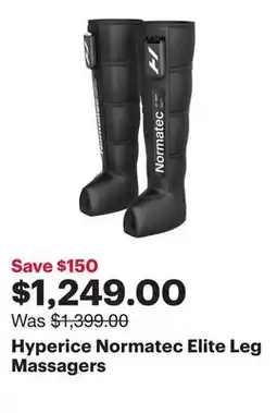 Best Buy Hyperice Normatec Elite Leg Massagers offer