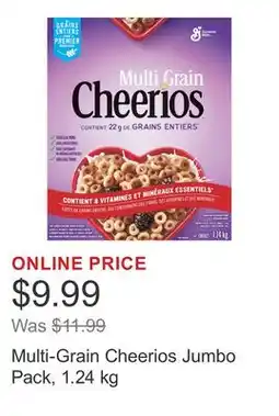 Costco Multi-Grain Cheerios Jumbo Pack, 1.24 kg offer