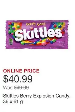Costco Skittles Berry Explosion Candy, 36 x 61 g offer