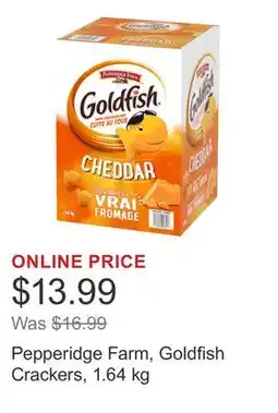 Costco Pepperidge Farm, Goldfish Crackers, 1.64 kg offer