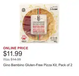 Costco Gino Bambino Gluten-Free Pizza Kit, Pack of 2 offer