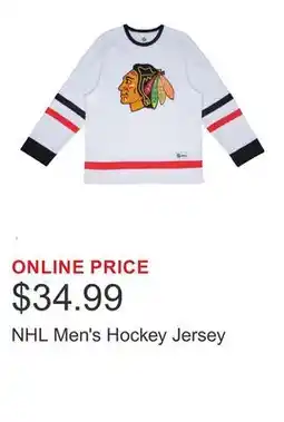 Costco NHL Men's Hockey Jersey offer