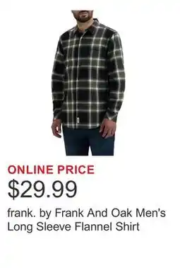 Costco frank. by Frank And Oak Men's Long Sleeve Flannel Shirt offer