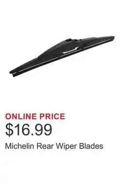 Costco Michelin Rear Wiper Blades offer