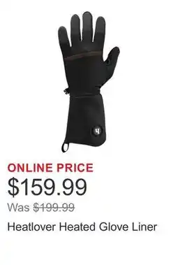 Costco Heatlover Heated Glove Liner offer