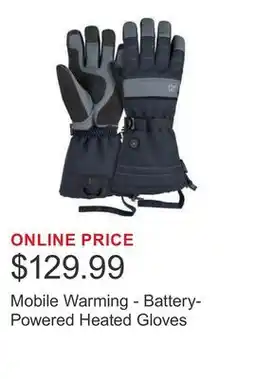 Costco Mobile Warming - Battery-Powered Heated Gloves offer