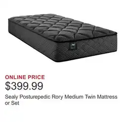 Costco Sealy Posturepedic Rory Medium Twin Mattress or Set offer