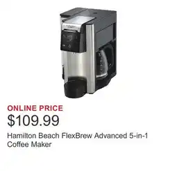 Costco Hamilton Beach FlexBrew Advanced 5-in-1 Coffee Maker offer