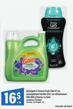 Maxi Gain et Downy offer