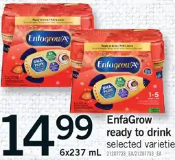 Fortinos ENFAGROW READY TO DRINK, 6x237 mL offer