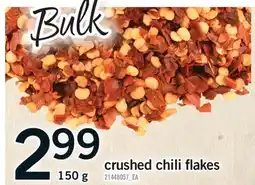 Fortinos CRUSHED CHILI FLAKES, 150 G offer