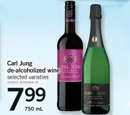 Fortinos CARL JUNG DE-ALCOHOLIZED WINE, 750 ML offer