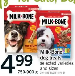 Fortinos MILK-BONE DOG TREATS, 750-900 G offer