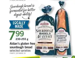Fortinos AIDAN'S GLUTEN FREE SOURDOUGH BREAD, 230-255 G offer