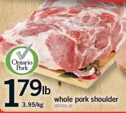 Fortinos WHOLE PORK SHOULDER offer