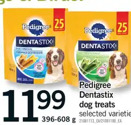 Fortinos PEDIGREE DENTASTIX DOG TREATS, 396-608 G offer
