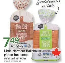 Fortinos LITTLE NORTHERN BAKEHOUSE GLUTEN FREE BREAD, 320-567 g offer