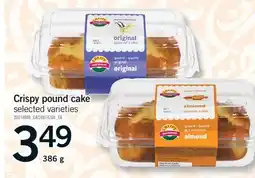 Fortinos CRISPY POUND CAKE, 386 G offer