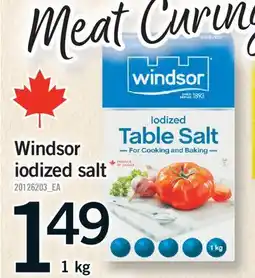 Fortinos WINDSOR IODIZED SALT, 1 KG offer