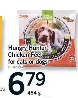Fortinos HUNGRY HUNTER' CHICKEN FEET FOR CATS OR DOGS, 454 G offer