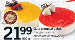 Fortinos GALA MOUSSE CAKES, 800 G offer