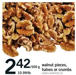 Fortinos WALNUT PIECES, HALVES OR CRUMBS offer