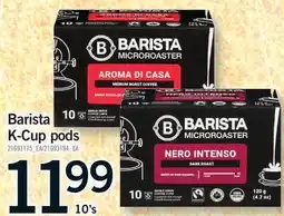 Fortinos BARISTA K-CUP PODS, 10'S offer
