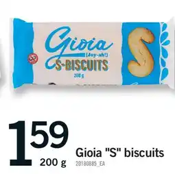 Fortinos GIOIA S BISCUITS, 200 G offer