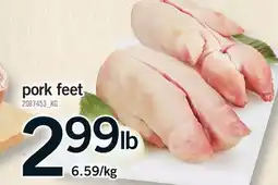 Fortinos PORK FEET offer
