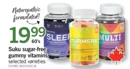 Fortinos SUKU SUGAR-FREE GUMMY VITAMINS, 60'S offer