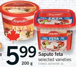 Fortinos SAPUTO FETA, 200 G offer