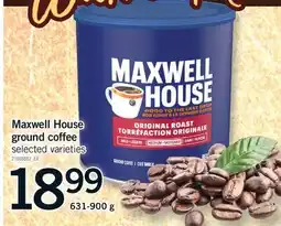 Fortinos MAXWELL HOUSE GROUND COFFEE, 631-900 g offer