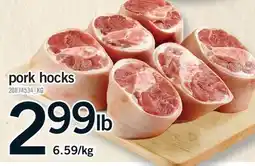 Fortinos PORK HOCKS offer