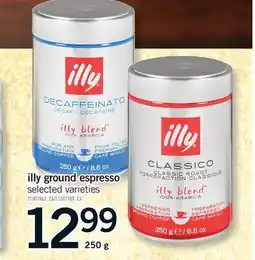 Fortinos ILLY GROUND ESPRESSO, 250 G offer