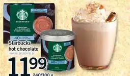 Fortinos STARBUCKS HOT CHOCOLATE, 240/300 G offer