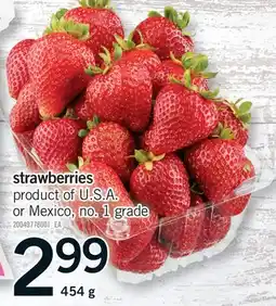 Fortinos STRAWBERRIES, 454 G offer