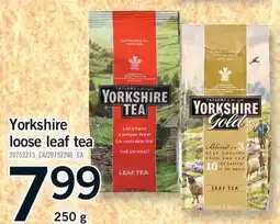 Fortinos YORKSHIRE LOOSE LEAF TEA, 250 G offer