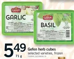 Fortinos GEFEN HERB CUBES, 71 G offer