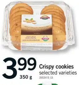 Fortinos CRISPY COOKIES, 350 G offer