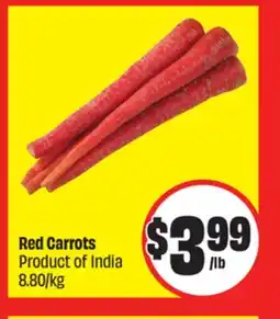 FreshCo Red Carrots Product of India 8.80/kg offer