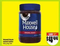 FreshCo Maxwell House Instant Coffee 150 g offer
