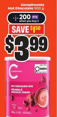 FreshCo Compliments Hot Chocolate 500 g offer
