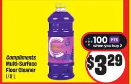 FreshCo Compliments Multi-Surface Floor Cleaner 1.41 L offer
