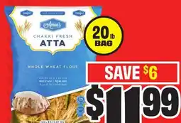 FreshCo Aman's Chakki Fresh Atta Whole Wheat Flour 9.07 kg offer