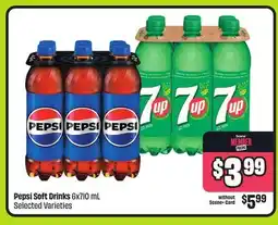 FreshCo Pepsi Soft Drinks 6x710 mL Selected Varieties offer