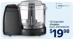 Walmart 1.5 Cup Mini Chopper offer