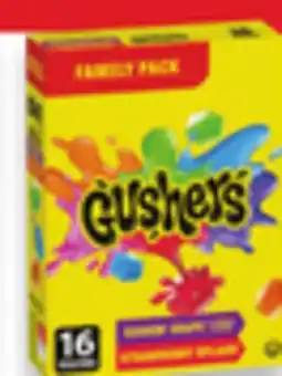Walmart Gushers fruit-flavoured snacks family pack offer