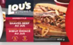 Walmart Lou's Kitchen fully cooked entrees offer