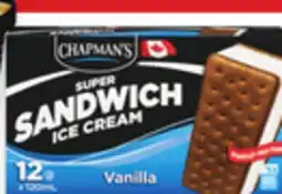 Walmart Chapman's Super sandwich novelties 12-pack offer